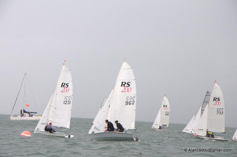 RS200 Irish Southern Championship at Greystones photo copyright Alan Leddy taken at Greystones Sailing Club and featuring the RS200 class