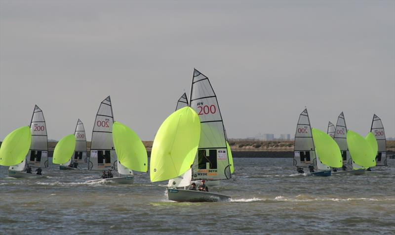 Fresh conditions for downwind fun  on day 1 of the 2017 Endeavour Trophy photo copyright Roger Mant Photography taken at Royal Corinthian Yacht Club, Burnham and featuring the RS200 class