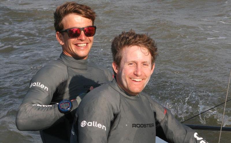 Ben Saxton and Toby Lewis, overall winners of the 2017 Endeavour Trophy photo copyright Sue Pelling taken at Royal Corinthian Yacht Club, Burnham and featuring the RS200 class
