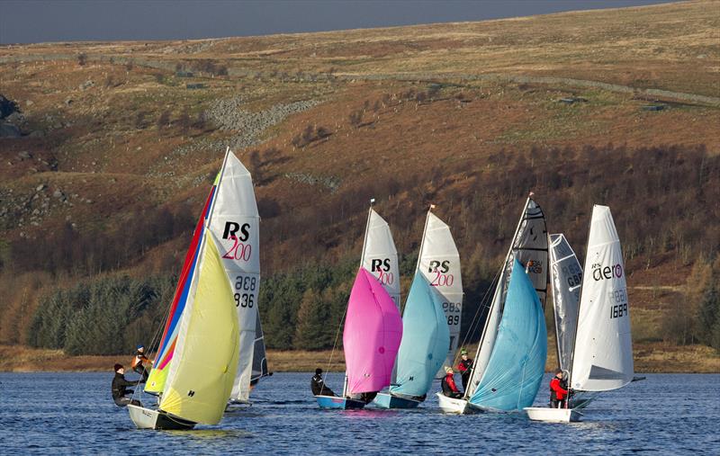 The Yorkshire Dales Brass Monkey takes place on 27th December photo copyright Tim Olin / www.olinphoto.co.uk taken at Yorkshire Dales Sailing Club and featuring the RS200 class