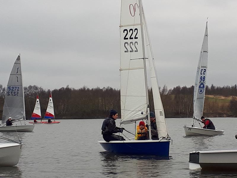 Leigh & Lowton Tipsy Icicle Series Week 7 photo copyright Stephen Booth taken at Leigh & Lowton Sailing Club and featuring the RS200 class