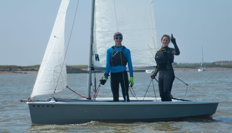 Ellen & Dylan win the Burnham on Crouch RS200 Open photo copyright Sue Law taken at Royal Corinthian Yacht Club, Burnham and featuring the RS200 class