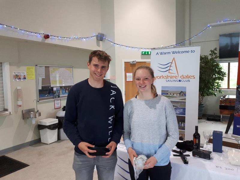 Robert Richardson & Faye Caswell win the Yorkshire Dales RS200 Open photo copyright Jon Ward taken at Yorkshire Dales Sailing Club and featuring the RS200 class