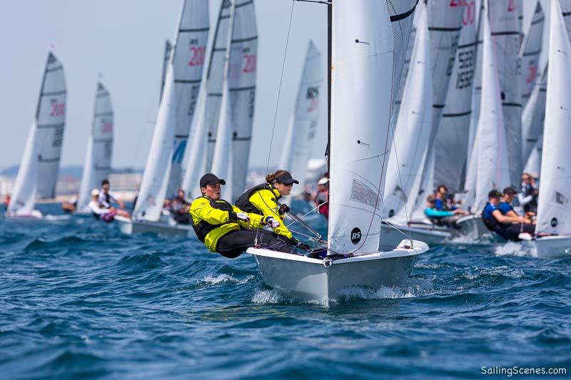 RS200s during the Rooster RS Summer Championships at Parkstone photo copyright David Harding / www.sailingscenes.com taken at Parkstone Yacht Club and featuring the RS200 class