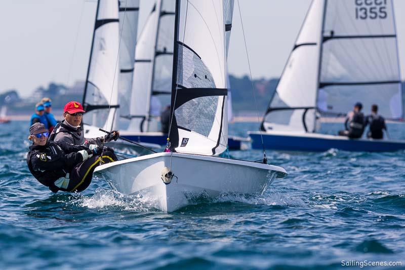 RS200s during the Rooster RS Summer Championships at Parkstone photo copyright David Harding / www.sailingscenes.com taken at Parkstone Yacht Club and featuring the RS200 class