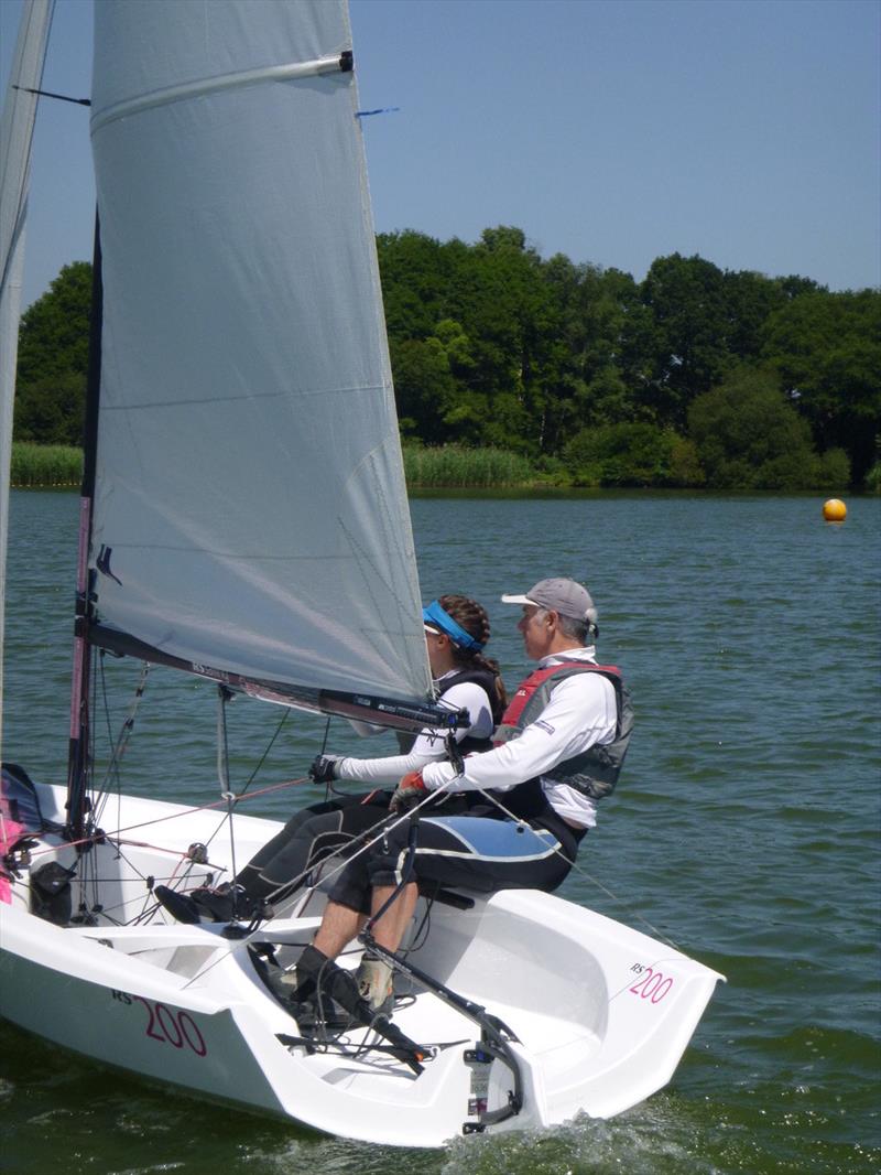 Frensham Pond SC Ten Hour Race photo copyright Clive Eplett taken at Frensham Pond Sailing Club and featuring the RS200 class