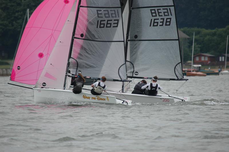 RS200 Under 21 Open at Waldringfield photo copyright Chris Mayhew taken at Waldringfield Sailing Club and featuring the RS200 class