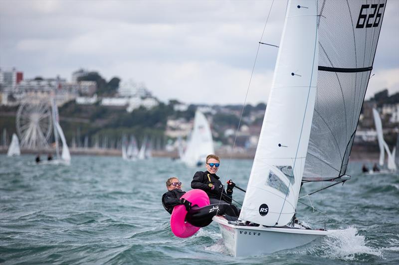 Volvo Noble Marine RS200 Nationals at Torbay day 1 photo copyright Rudder Stock Photos taken at Royal Torbay Yacht Club and featuring the RS200 class