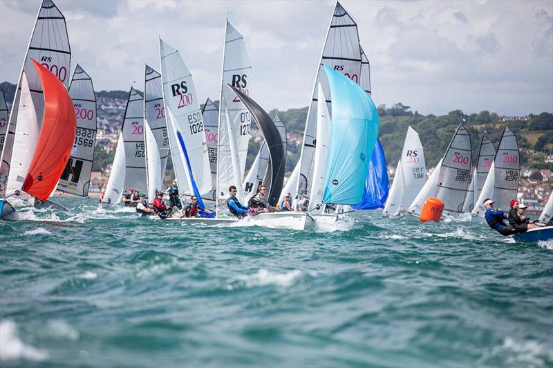 Volvo Noble Marine RS200 Nationals at Torbay day 1 photo copyright Rudder Stock Photos taken at Royal Torbay Yacht Club and featuring the RS200 class