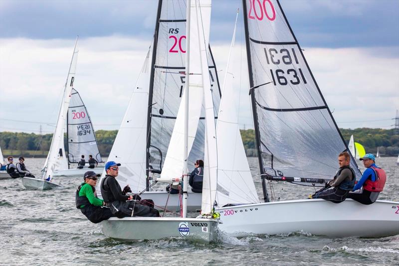Harken RS200, RS400 and RS800 Inlands at Grafham water - photo © Tim Olin / www.olinphoto.co.uk