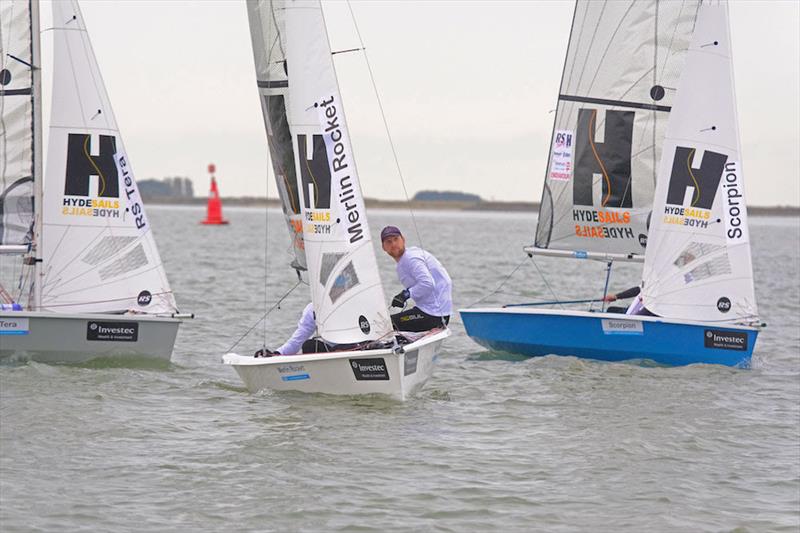 Christian Birrell and Sam Brearey (Merlin Rocket) are lying second overall after day 1 of the Endeavour Trophy 2019 - photo © Roger Mant Photography