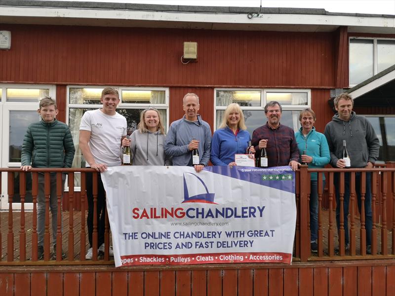 Prize winners in the Sailing Chandlery RS200 Northern Tour at Budworth SC photo copyright Jon Ward taken at Budworth Sailing Club and featuring the RS200 class