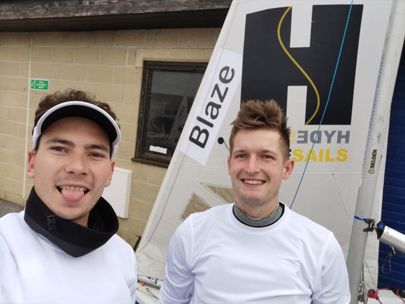 Ben Harden and Eden Hyland at the Endeavour Trophy photo copyright Ben Harden taken at Royal Corinthian Yacht Club, Burnham and featuring the RS200 class