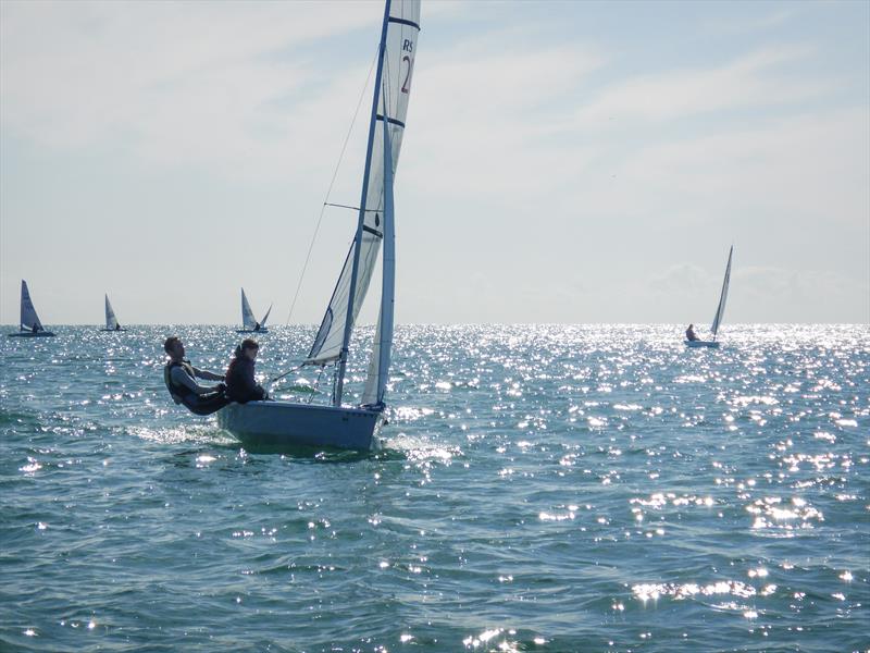 Team Harrison in their RS200 photo copyright Sophie Mackley taken at Shoreham Sailing Club and featuring the RS200 class