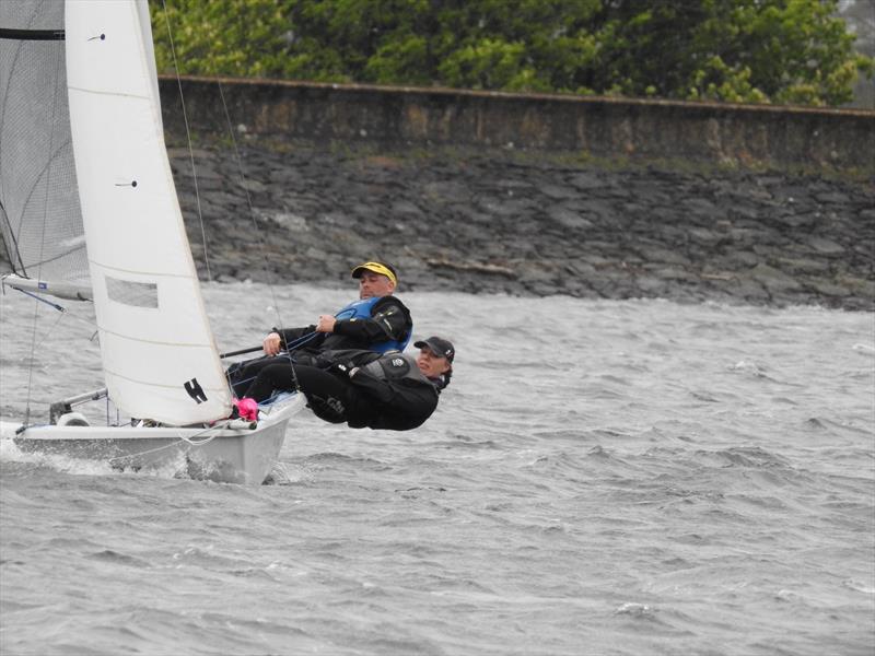 Staunton Harold 2000 & RS200 Open: Rich Pepperdine and Debi Gibson photo copyright Amy Pepperdine taken at Staunton Harold Sailing Club and featuring the RS200 class