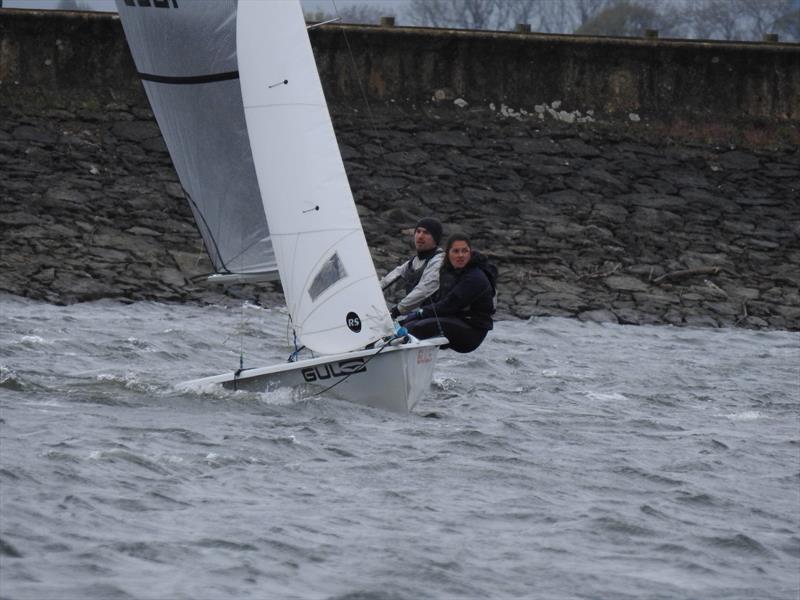 Staunton Harold 2000 & RS200 Open: Jamie Barker and Hannah Jones photo copyright Amy Pepperdine taken at Staunton Harold Sailing Club and featuring the RS200 class