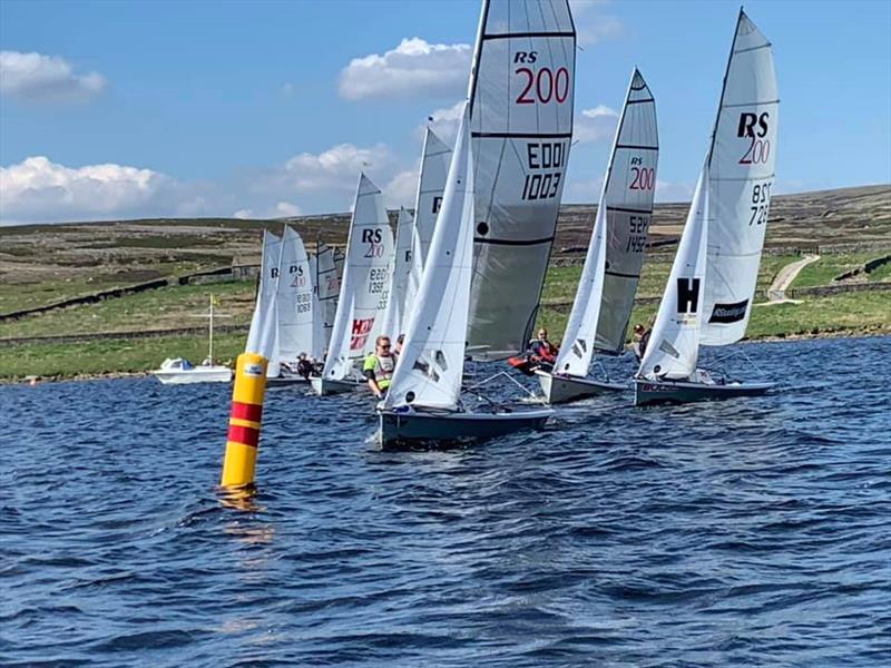 RS200 Rooster National Tour at Yorkshire Dales photo copyright Ian Caswell taken at Yorkshire Dales Sailing Club and featuring the RS200 class