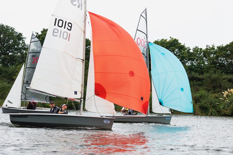 RS200s at Papercourt photo copyright Peter Snow taken at Papercourt Sailing Club and featuring the RS200 class