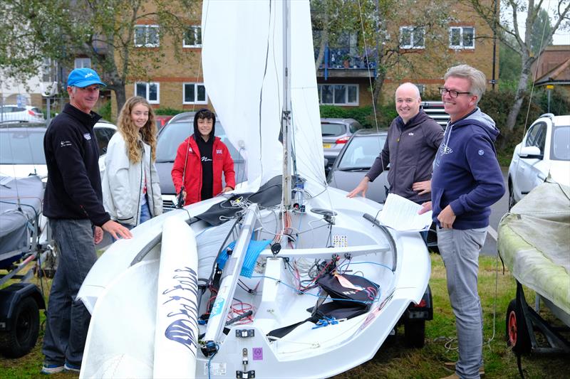 60th Endeavour Trophy - A day of coaching with Steve Irish (left) ensures all boats are tuned for optimum performance - photo © Roger Mant Photography
