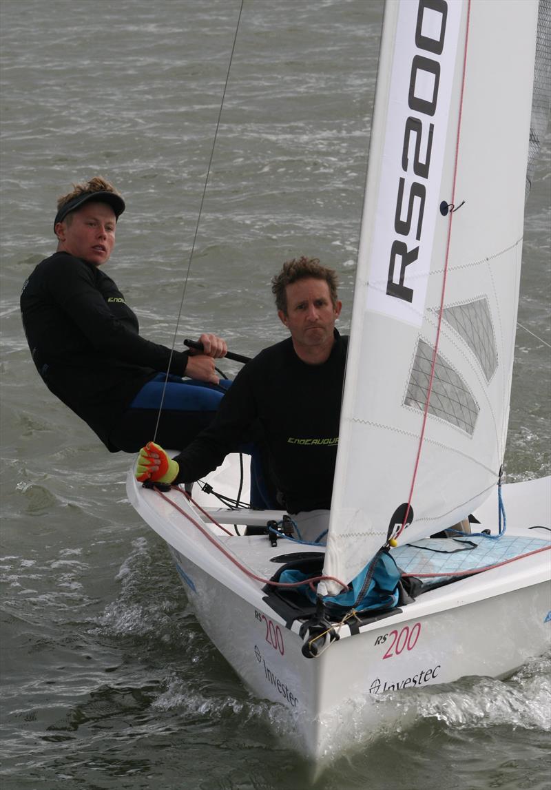 Aaran Holman and Toby Lewis (RS200) 4th overall at the 60th Endeavour Trophy photo copyright Sue Pelling taken at Royal Corinthian Yacht Club, Burnham and featuring the RS200 class