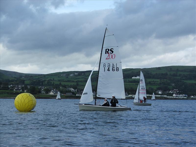 RS200/400 Irish Nationals at Cushendall photo copyright Damian Connon taken at  and featuring the RS200 class