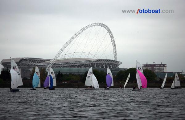 RS200s at Wembley photo copyright David Gates / www.fotoboat.com taken at Wembley Sailing Club and featuring the RS200 class