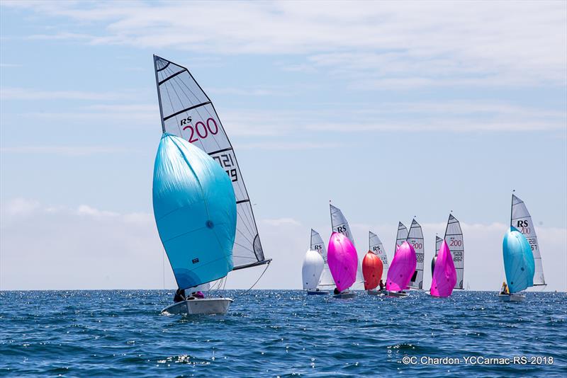 Eurocup 2018: RS200 fleet in action photo copyright Christian Chandon taken at Yacht Club de Carnac and featuring the RS200 class