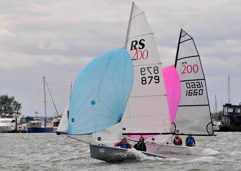 Burnham Week day 3 photo copyright Alan Hanna taken at Royal Corinthian Yacht Club, Burnham and featuring the RS200 class