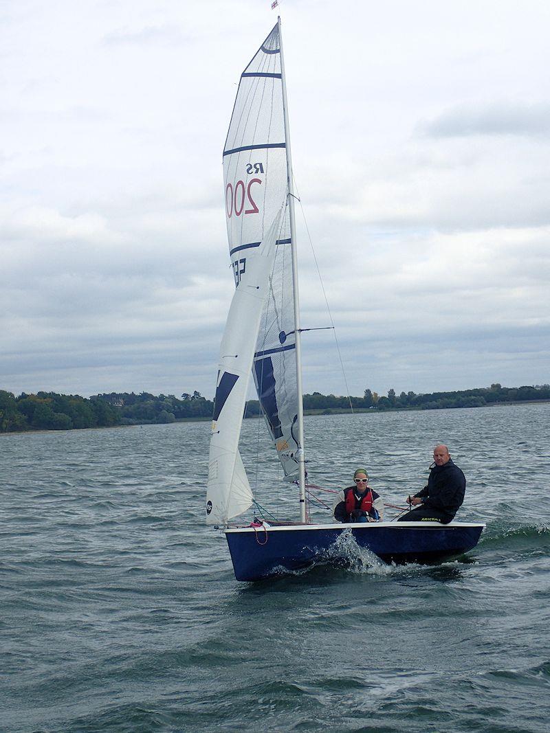 Ian Walker and Caroline Noel during Bart's Bash at Draycote Water photo copyright Jeremy Atkins taken at Draycote Water Sailing Club and featuring the RS200 class