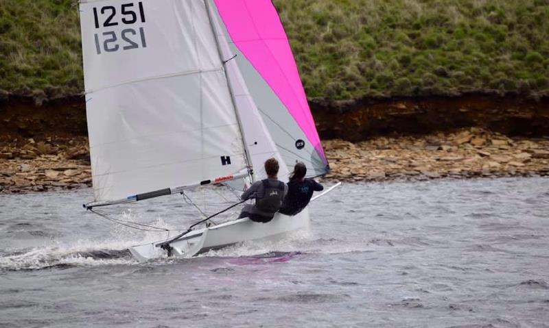 Kingfisher Ropes and Sailing Chandlery RS200 open meeting at Pennine photo copyright PSC taken at Pennine Sailing Club and featuring the RS200 class