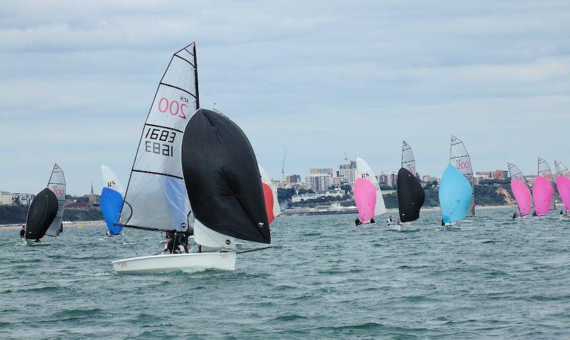 RS200s race in Poole Bay during the Parkstone open meeting - photo © Owain Hughes
