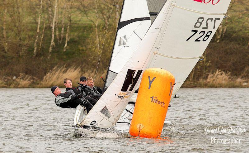 Leigh & Lowton Sailing Club Tipsy Icicle week 9 photo copyright Gerard van den Hoek taken at Leigh & Lowton Sailing Club and featuring the RS200 class