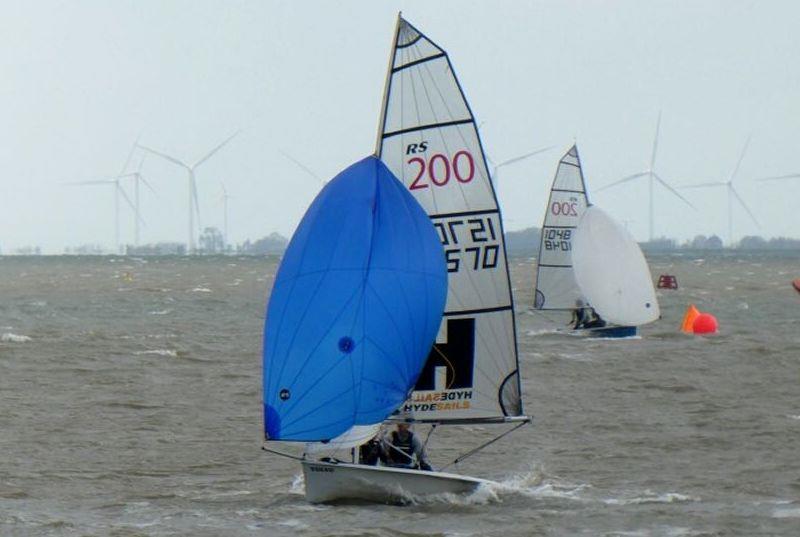 Robbie King and Bethan Matthew take second in the RS200 Rooster National Tour, and Fox's Chandlery Great Eastern Tour, at Brightlingsea photo copyright Nigel Edmunds taken at Brightlingsea Sailing Club and featuring the RS200 class