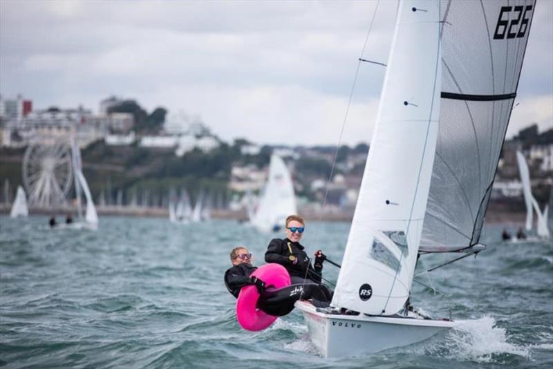 Will Taylor and Fiona Mulcahy photo copyright Rudder Stock Photos taken at Exe Sailing Club and featuring the RS200 class