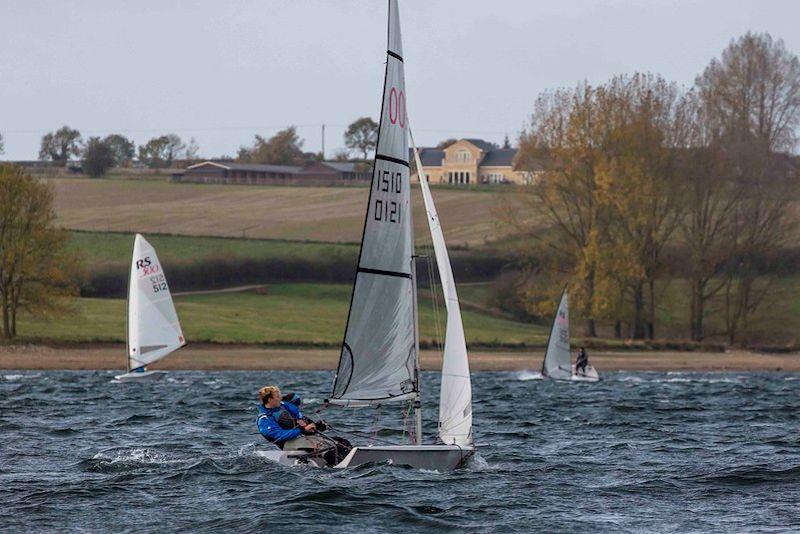 Brendan Lynch and Ellen Clark win the Harken RS200 End of Seasons Regatta at Rutland photo copyright Tim Olin / www.olinphoto.co.uk taken at Rutland Sailing Club and featuring the RS200 class