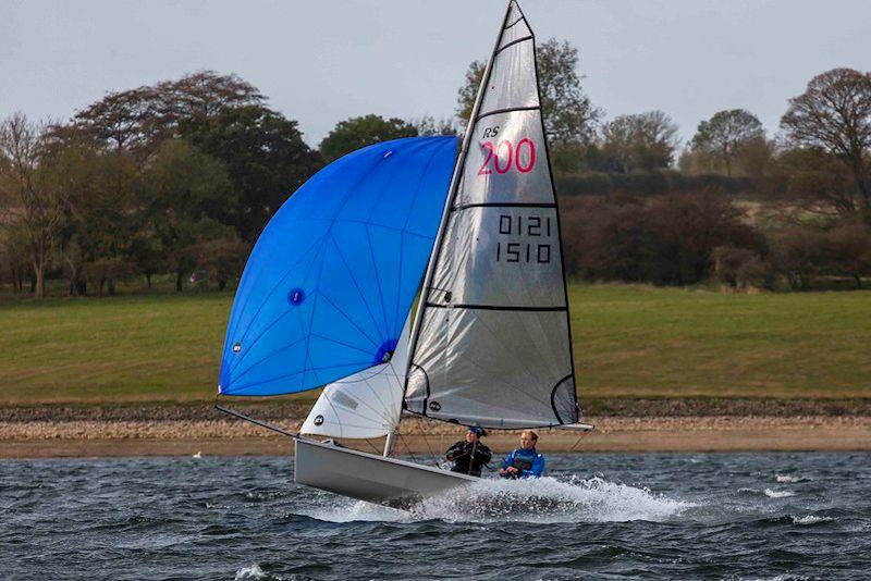 Brendan Lynch and Ellen Clark win the Harken RS200 End of Seasons Regatta at Rutland photo copyright Tim Olin / www.olinphoto.co.uk taken at Rutland Sailing Club and featuring the RS200 class