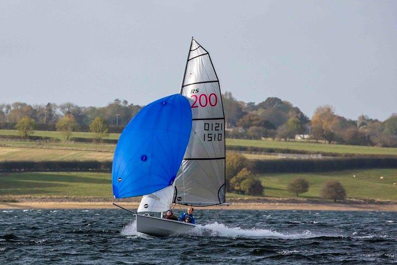 Brendan Lynch and Ellen Clark win the 2021 Harken RS200 End of Seasons Regatta at Rutland photo copyright Tim Olin / www.olinphoto.co.uk taken at Rutland Sailing Club and featuring the RS200 class