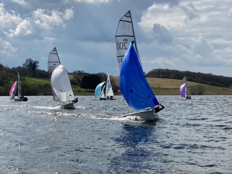 RS200 Kites photo copyright Don Munro taken at Rutland Sailing Club and featuring the RS200 class