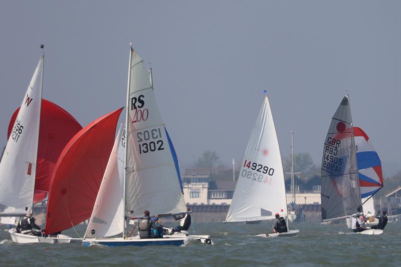 Superb sailing over Easter at Blackwater SC photo copyright Anna Lau taken at Blackwater Sailing Club and featuring the RS200 class