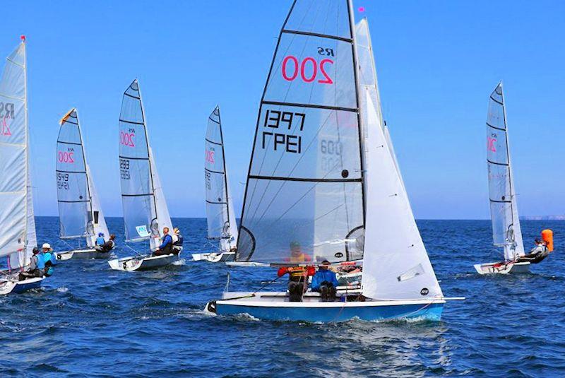 Antony and Rory Gifford escape the pack - RS200 Scottish Travellers at East Lothian photo copyright ELYC taken at East Lothian Yacht Club and featuring the RS200 class