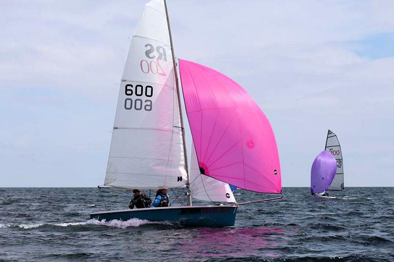 Fiona Rigg and Helen Wightman taking another consistent second place - RS200 Scottish Travellers at East Lothian photo copyright ELYC taken at East Lothian Yacht Club and featuring the RS200 class