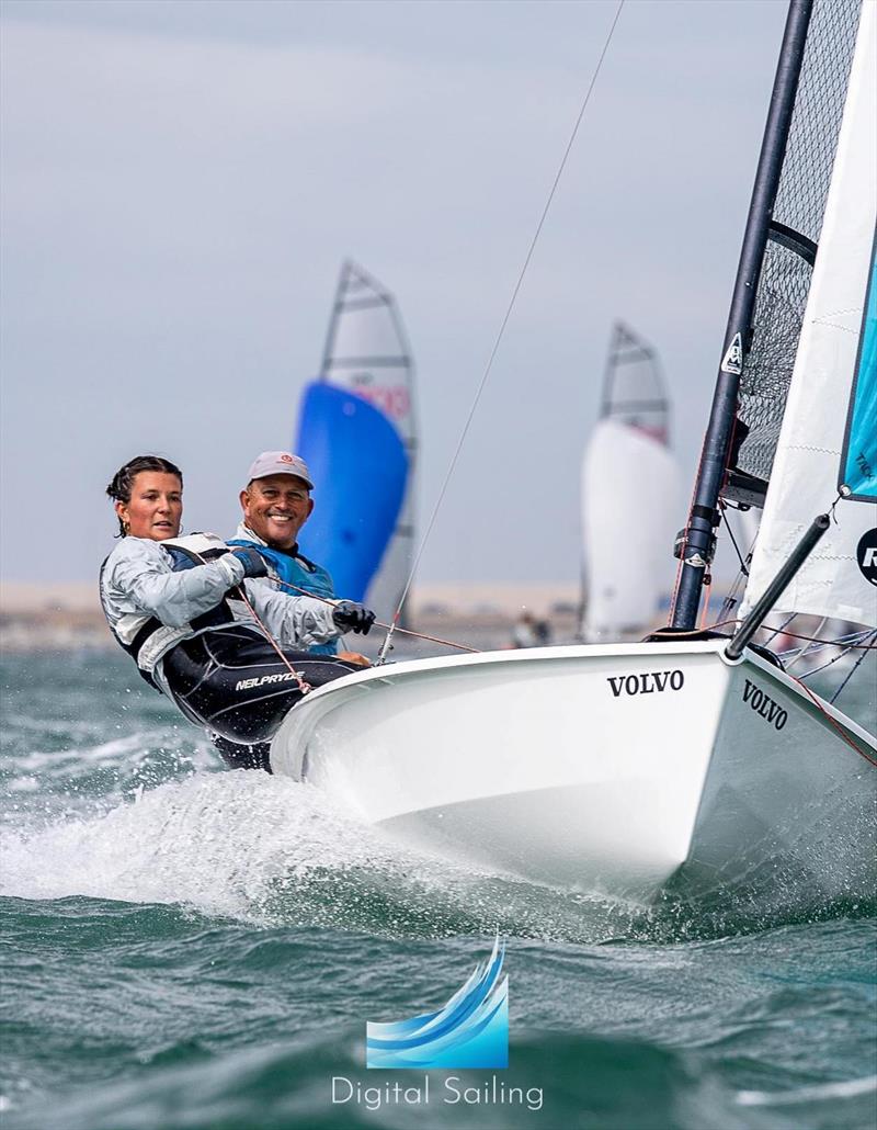 Tom and Lucy Hewitson photo copyright Digital Sailing taken at Weymouth & Portland Sailing Academy and featuring the RS200 class