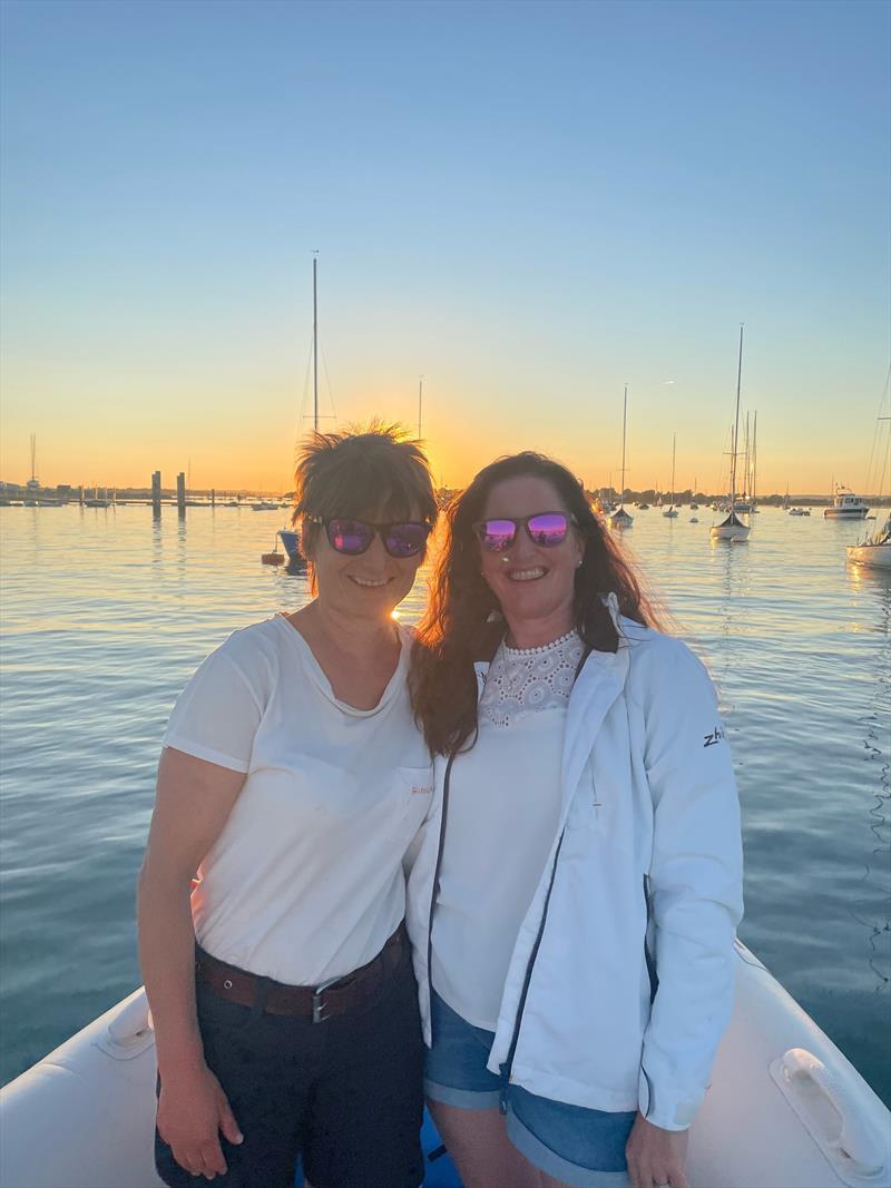 Karen Oldale and Jo Hewitson photo copyright Sally Campbell taken at Hayling Island Sailing Club and featuring the RS200 class