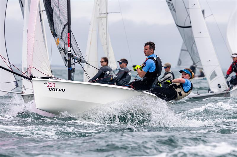 Noble Marine Rooster RS200 National Championships at Hayling Island Day 3 photo copyright Phil Jackson / Digital Sailing taken at Hayling Island Sailing Club and featuring the RS200 class