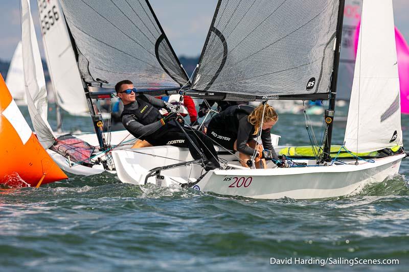 Bournemouth Digital Poole Week 2022 day 2 photo copyright David Harding / www.sailingscenes.com taken at Parkstone Yacht Club and featuring the RS200 class