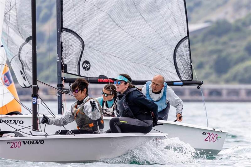 Karen Oldale and Jo Hewitson, Tom and Lucy Hewitson photo copyright Phil Jackson / Digital Sailing taken at  and featuring the RS200 class