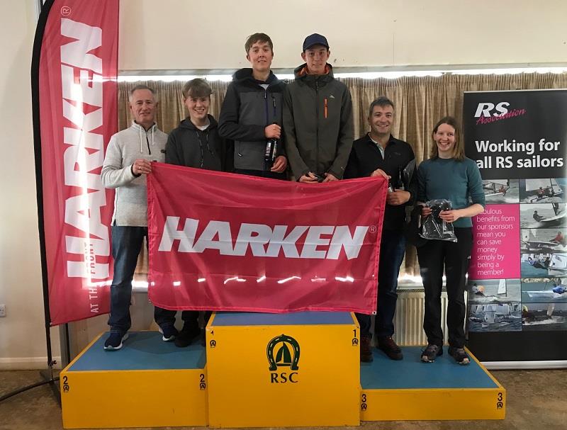 RS200 class podium in the Harken RS End of Seasons Regatta at Rutland photo copyright Paul North taken at Rutland Sailing Club and featuring the RS200 class