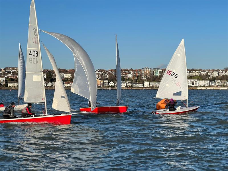 Leigh on Sea SC Brass Monkey Trophy Race photo copyright Steve Hill taken at Leigh-on-Sea Sailing Club and featuring the RS200 class