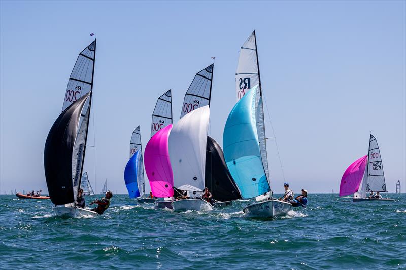 RS200s at the Salcombe Gin RS Summer Regatta photo copyright Phil Jackson / Digital Sailing taken at Hayling Island Sailing Club and featuring the RS200 class