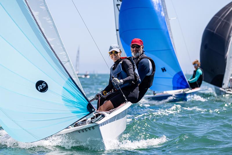 RS200s at the Salcombe Gin RS Summer Regatta photo copyright Phil Jackson / Digital Sailing taken at Hayling Island Sailing Club and featuring the RS200 class